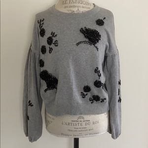 Top shop beaded sweater